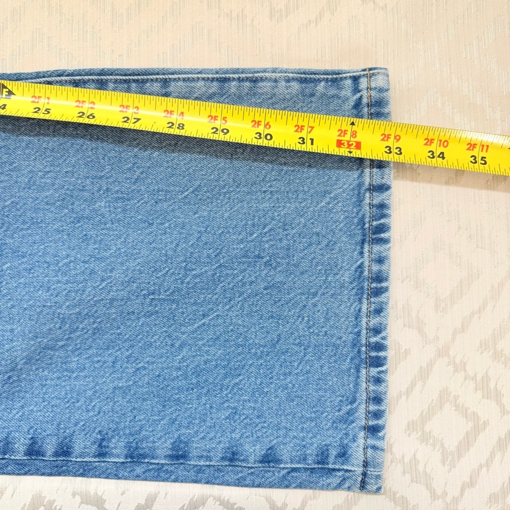 Good American Women’s Good Classic Bootcut High Rise Distressed Jeans Size 14/32 - Picture 7 of 7